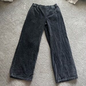 Le Lis Charcoal Corduroy Pants